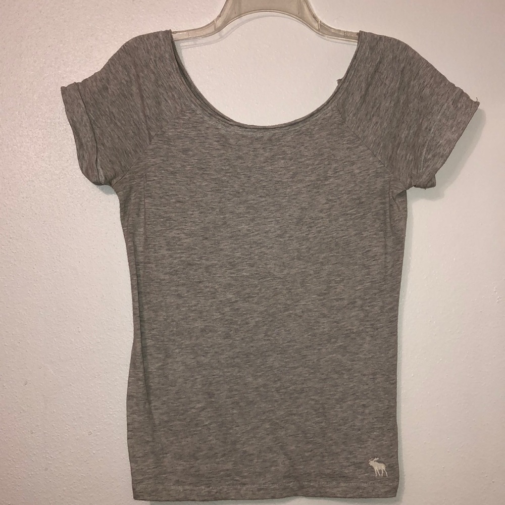 Abercrombie & Fitch Light Gray Top